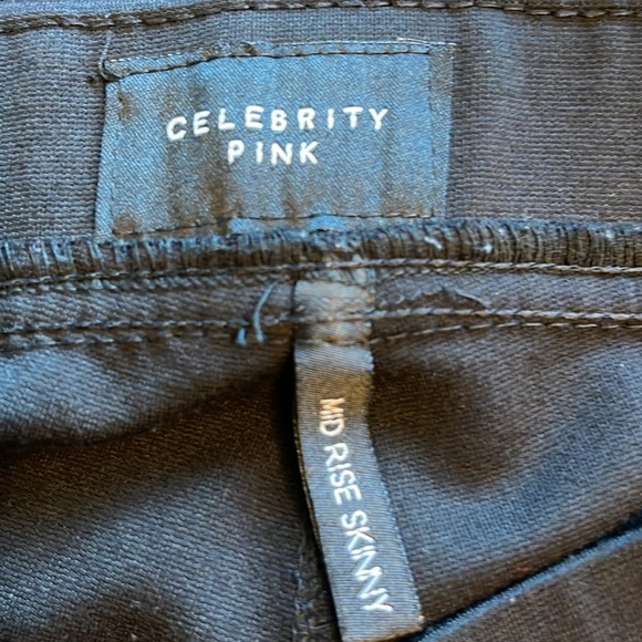 Celebrity Pink Mid Rise Skinny Size M - Picture 3 of 5